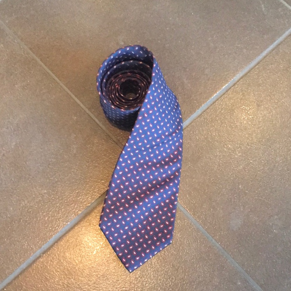 Blue Yves Saint Laurent  tie